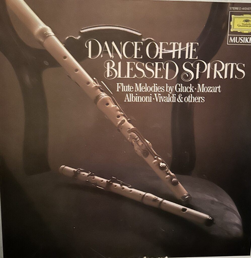 A cover for a flute instrumental album