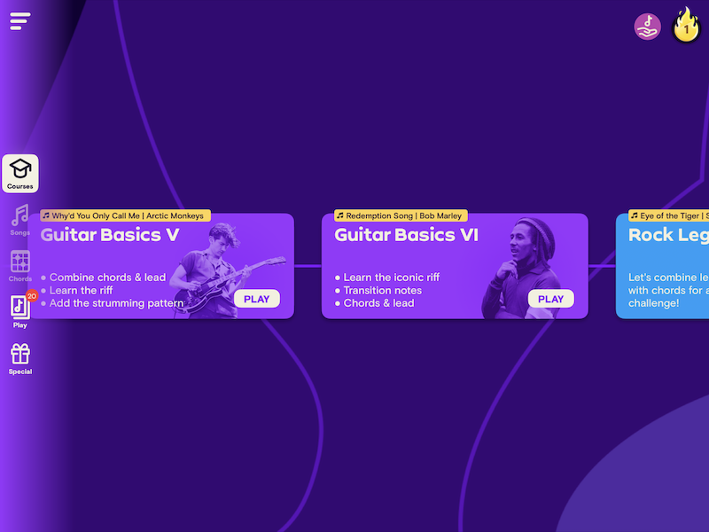 Simply Guitar Song Page