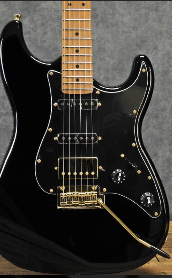 Jet JS-400 electric guitar in black