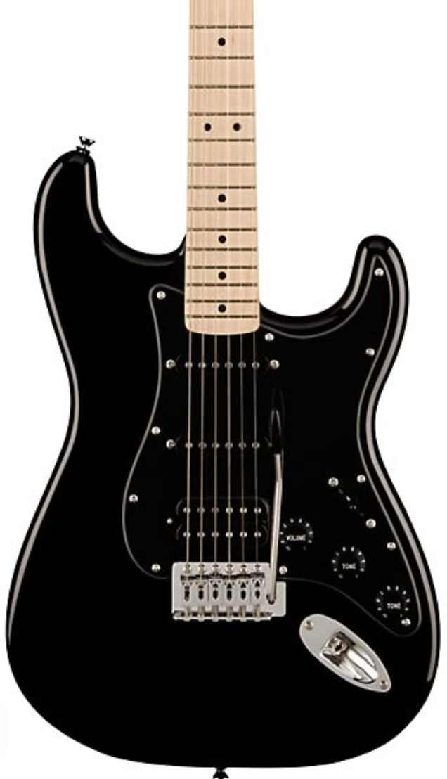 squier sonic stratocaster hss black