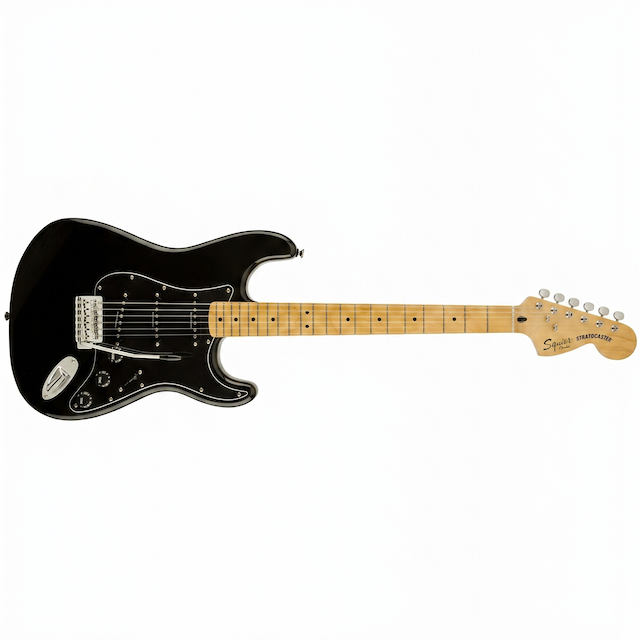 squier sonic stratocaster hss in black
